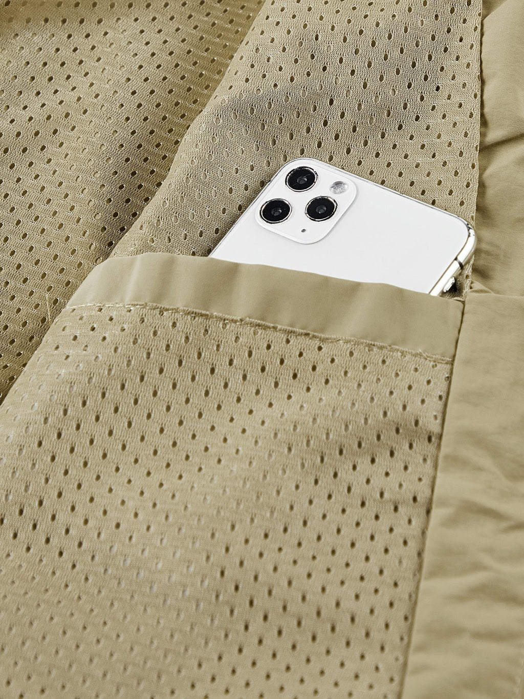 Zip-Up Detachable-Hood Windbreaker Jacket