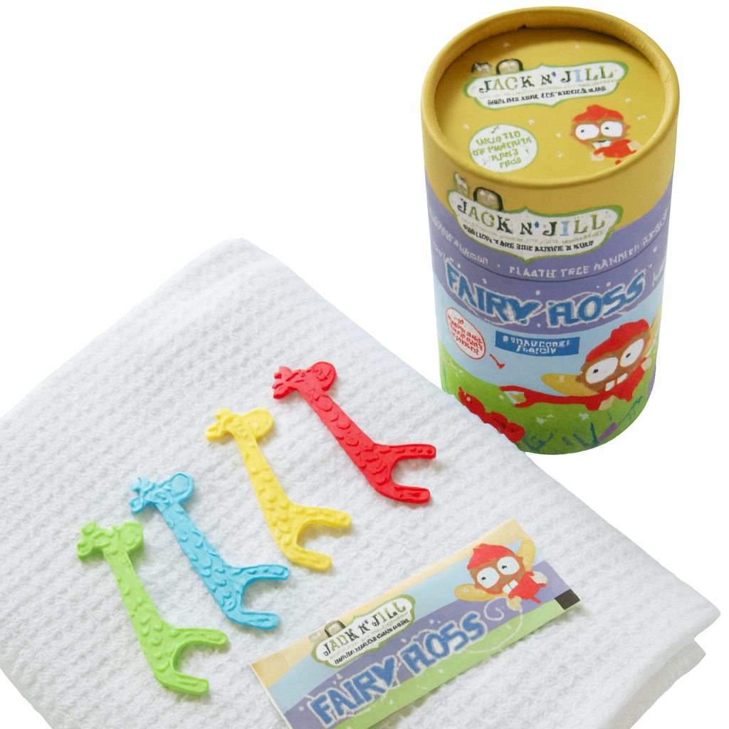 Jack N' Jill Natural Biodegradable Floss Picks 30 Pack