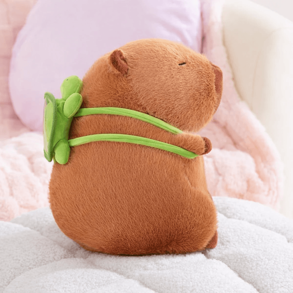 The Adorable Capybara Turtle Back Pack Plushies
