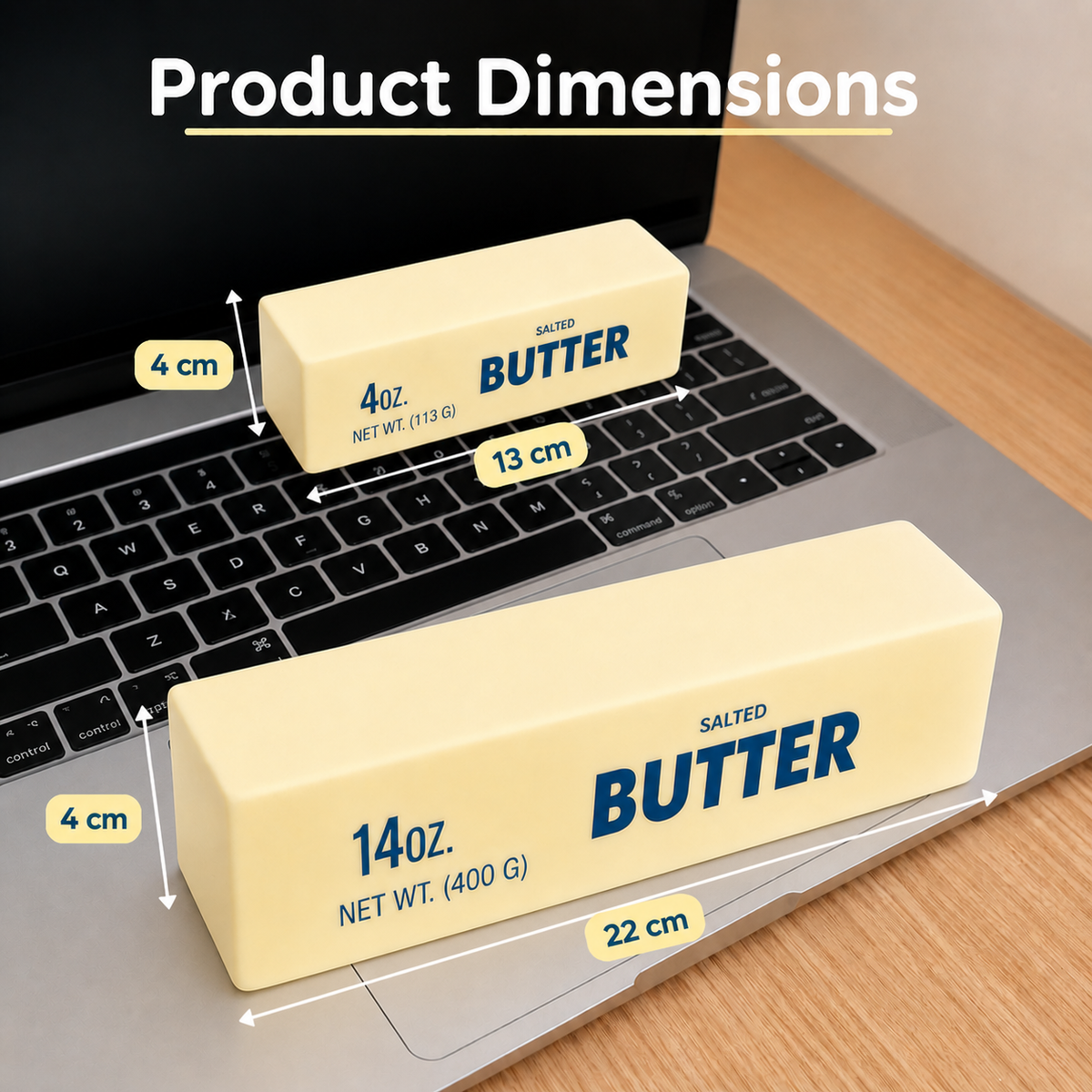 Slow Rise Butter Stick Squishy Giant 22cm
