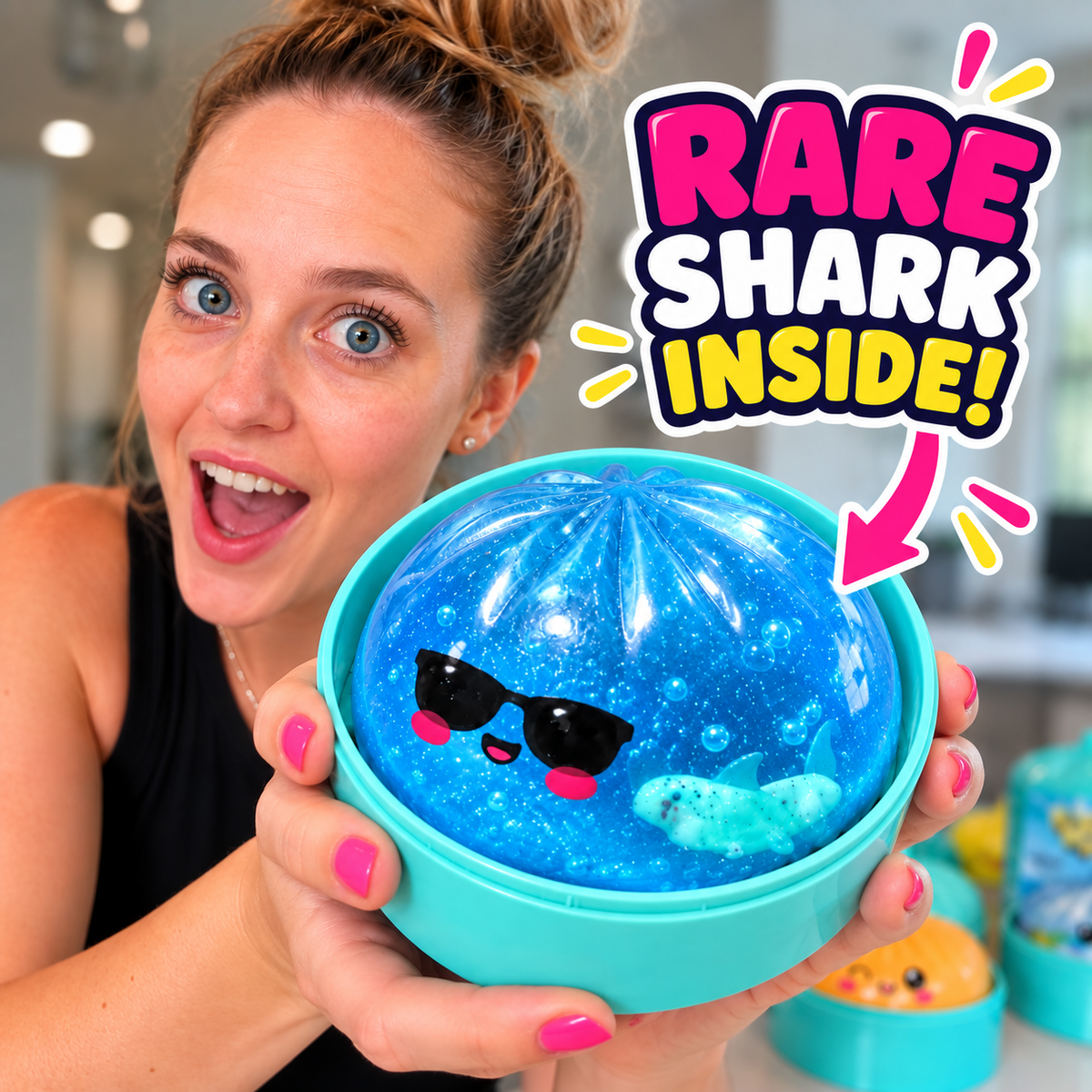 RARE Shark Dumpling Squishy