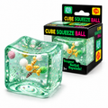 Floating Shell Cube Squishy - Green Tint