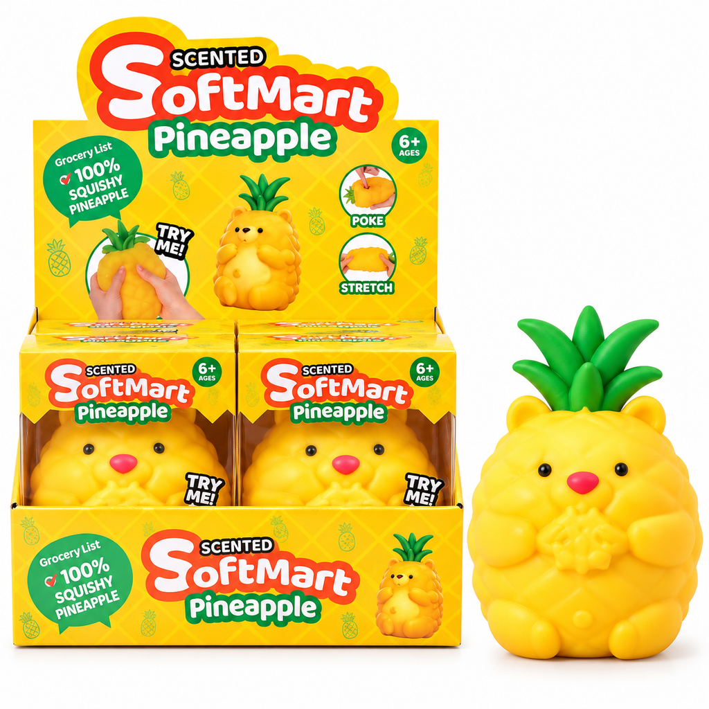 Giant Squishy Pineapple Bear - Factory Seconds