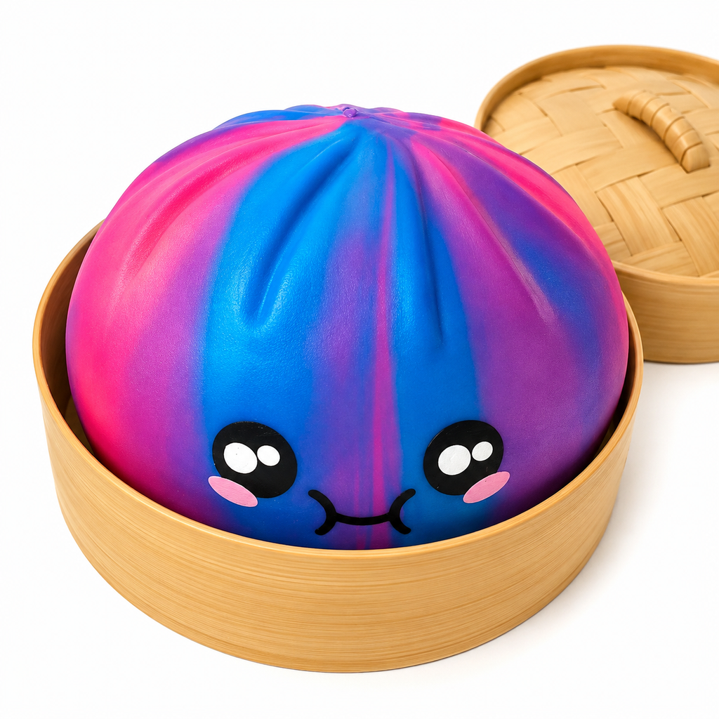 MEGA Mystery Viral Dumpling Squishy 16cm - Tie Dye