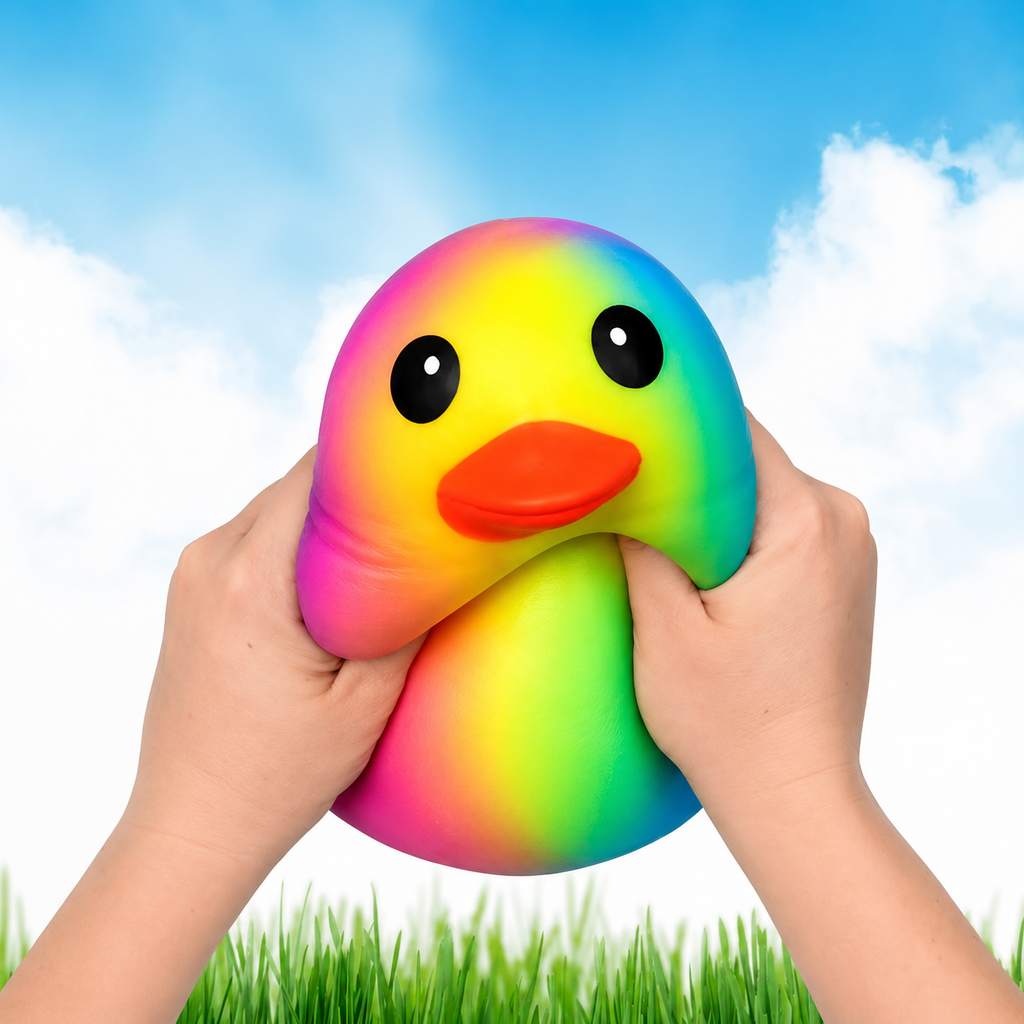 Giant Durable Squishy Duck Tie Dye