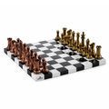 Marble Chess Board with Resin Pieces