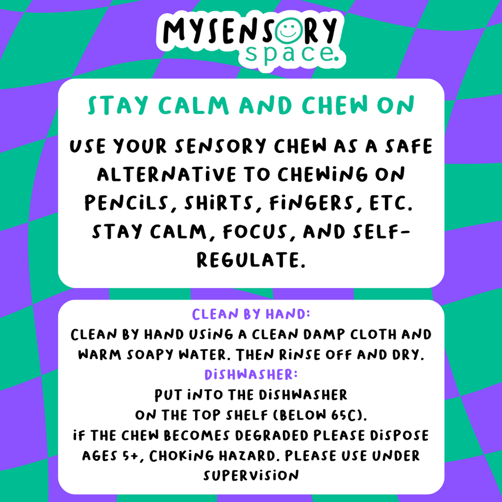 Pillar Sensory Chew Necklace - Free Hygiene Case