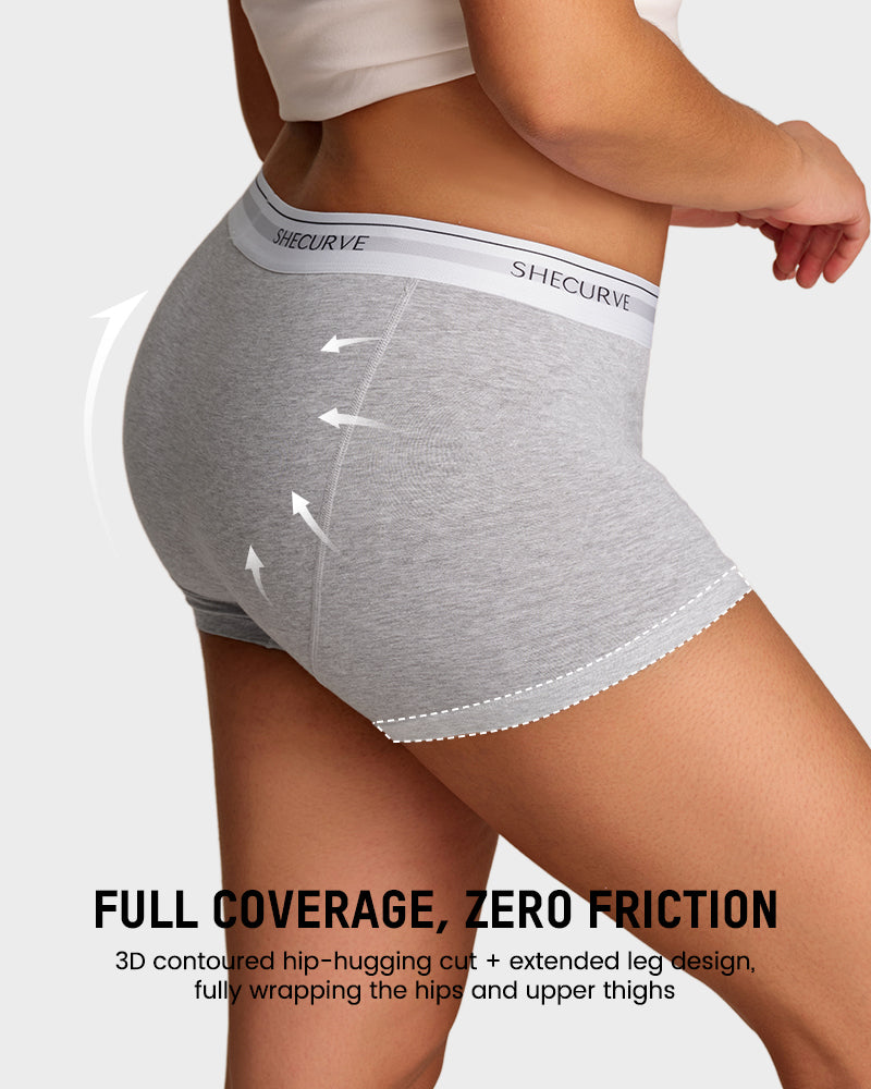 Classic Cotton Stretch Boxer Briefs (3 Pack)