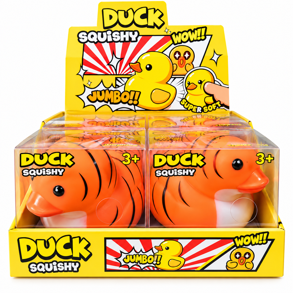 Giant Squishy Duck - Tiger