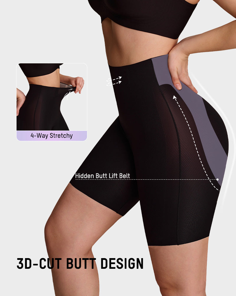 Cooling High-Waist Sculpting Shapewear Shorts