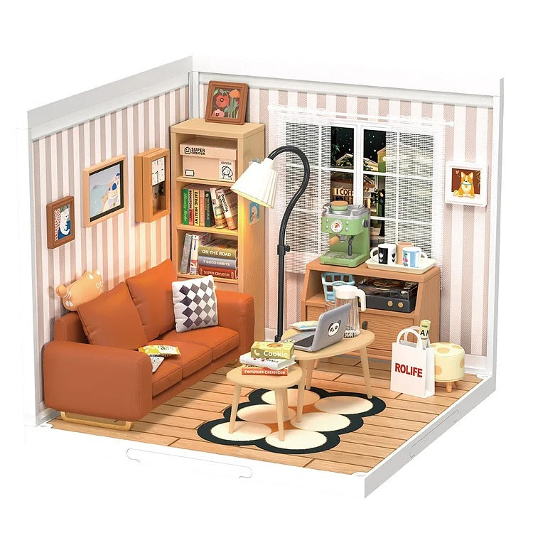 Robotime Rolife DIY Plastic Superstore Cozy Living Lounge