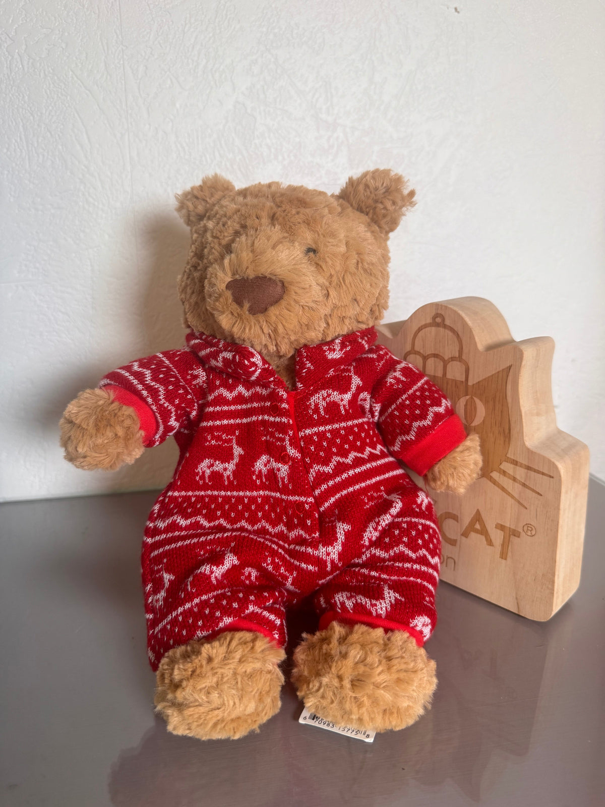 Jellycat Bartholomew Bear in Winter Pyjamas