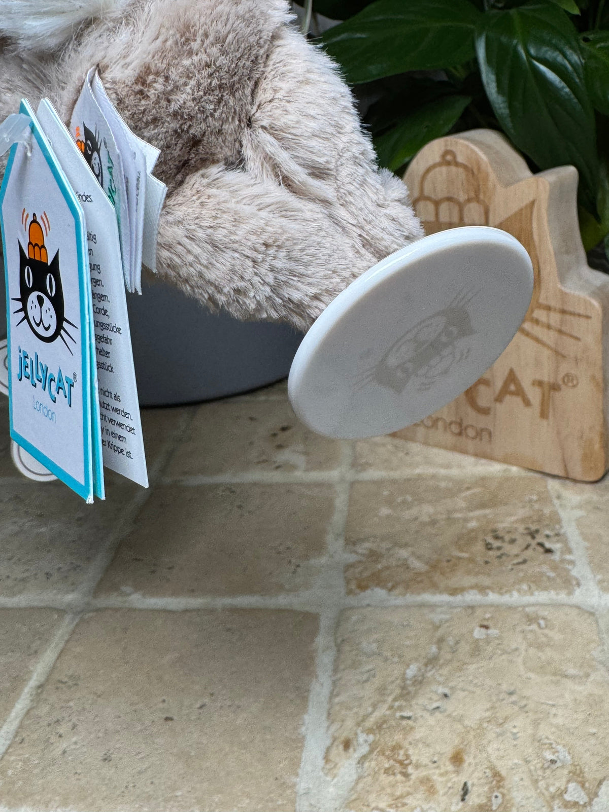 Jellycat Bashful Beige Bunny Dummy Clip