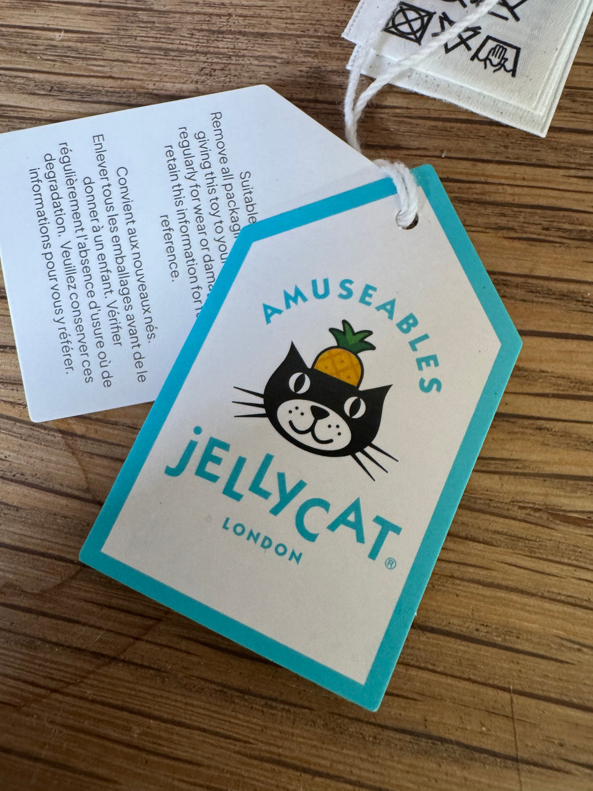 Jellycat Amuseables Kathrin Candy Floss + Pin + Sticker | Jellyfest Berlin Exclusive