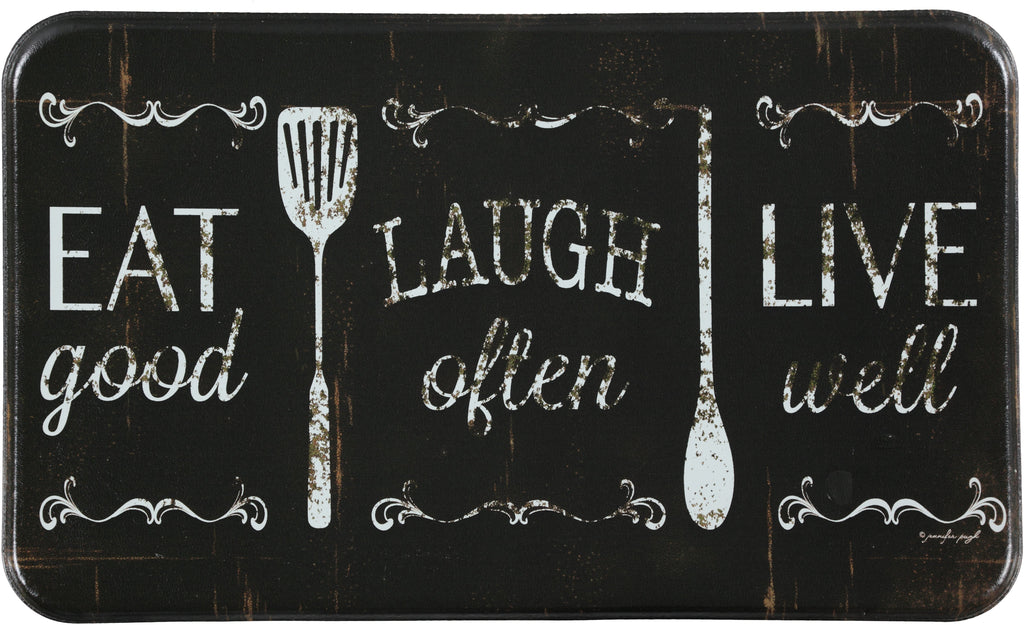 Eat Laugh Live Antifatigue Kitchen Mats