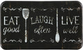 Eat Laugh Live Antifatigue Kitchen Mats