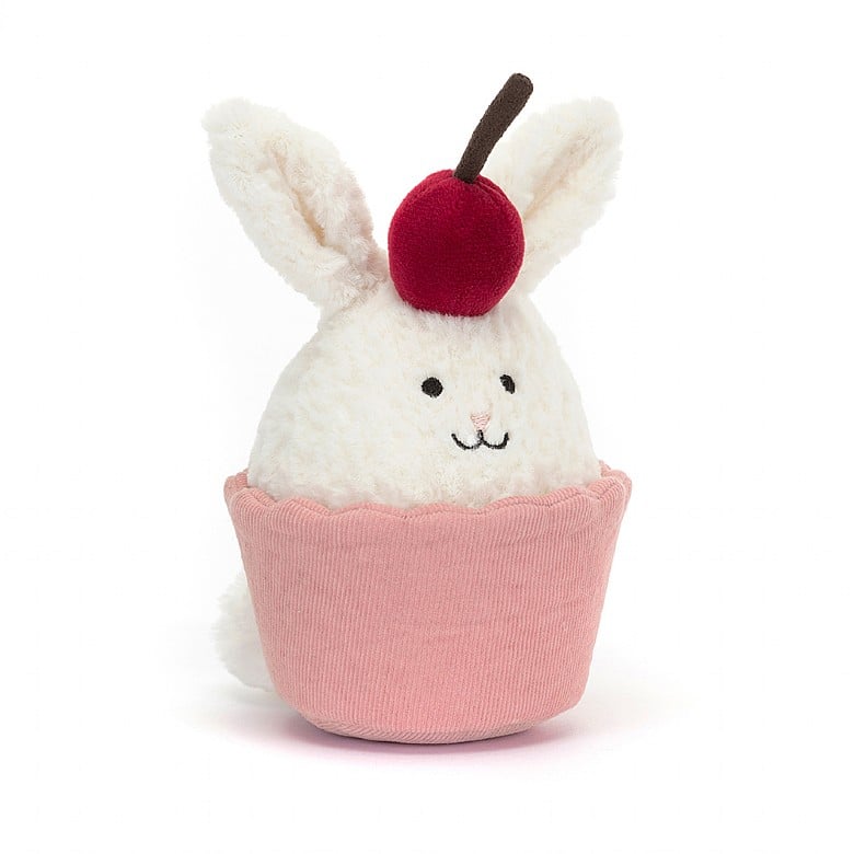 Jellycat Dainty Dessert Bunny Cupcake 14cm