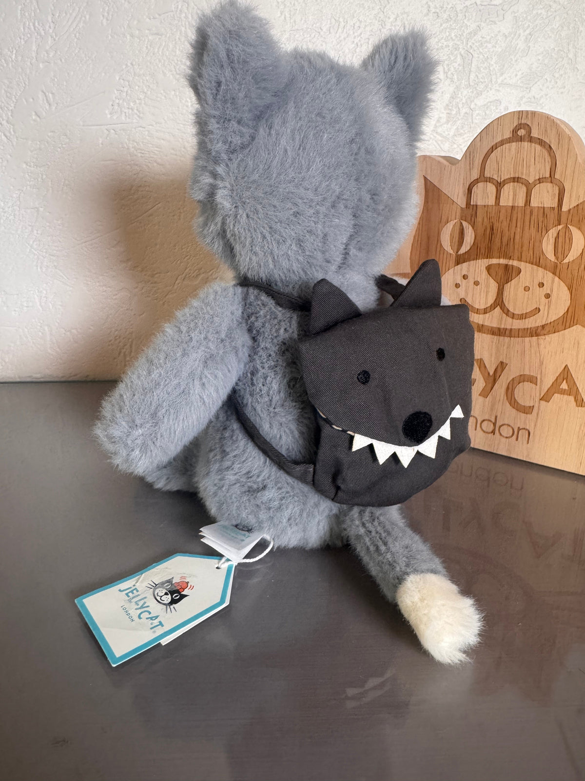 Jellycat Backpack Wolf