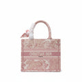 Christian Dior Book Tote – Pink Toile de Jouy