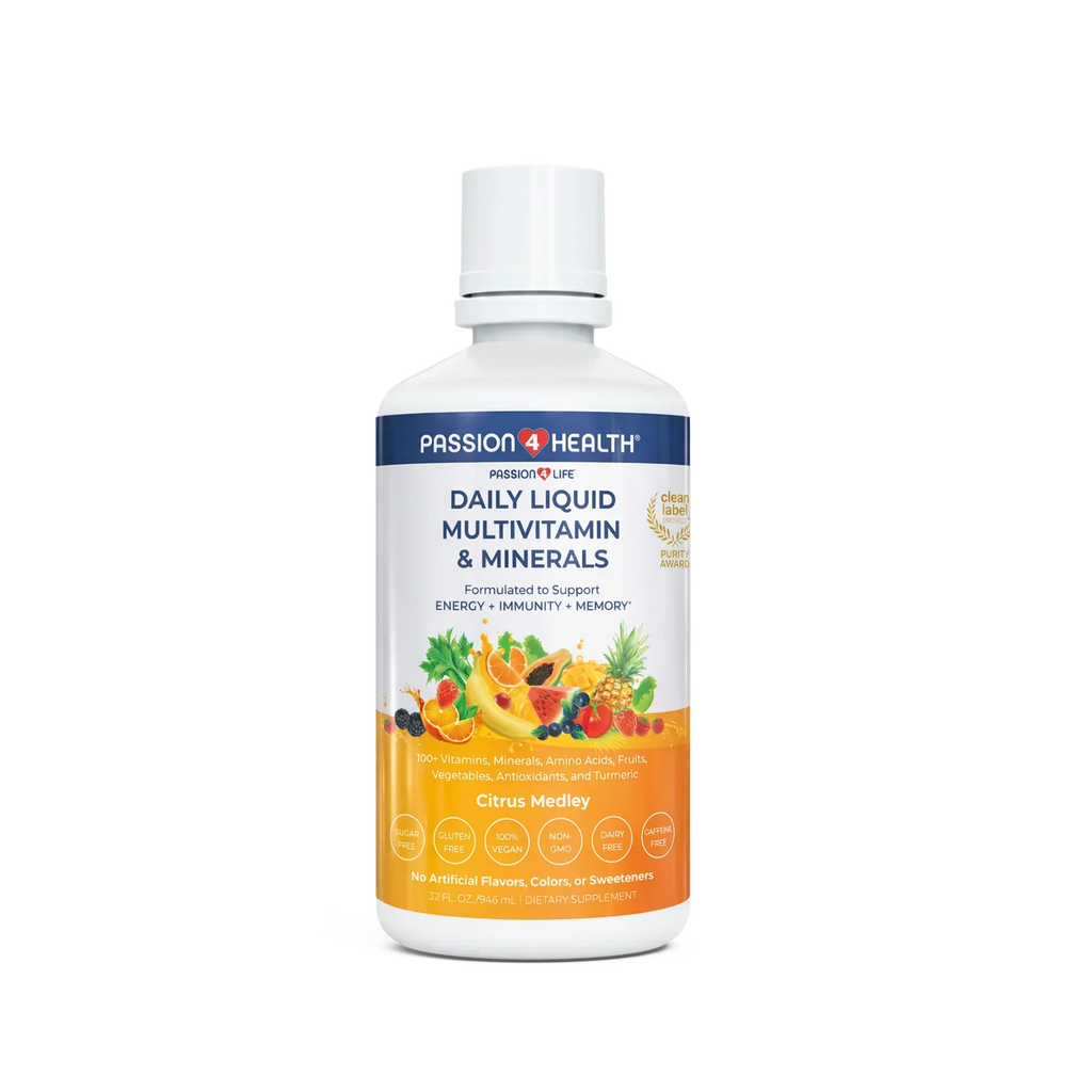 Daily Liquid Multivitamin Minerals Complete Wellness Supplement Formula