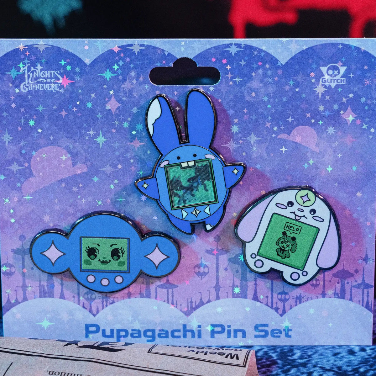 Pupagatchi Pin Set