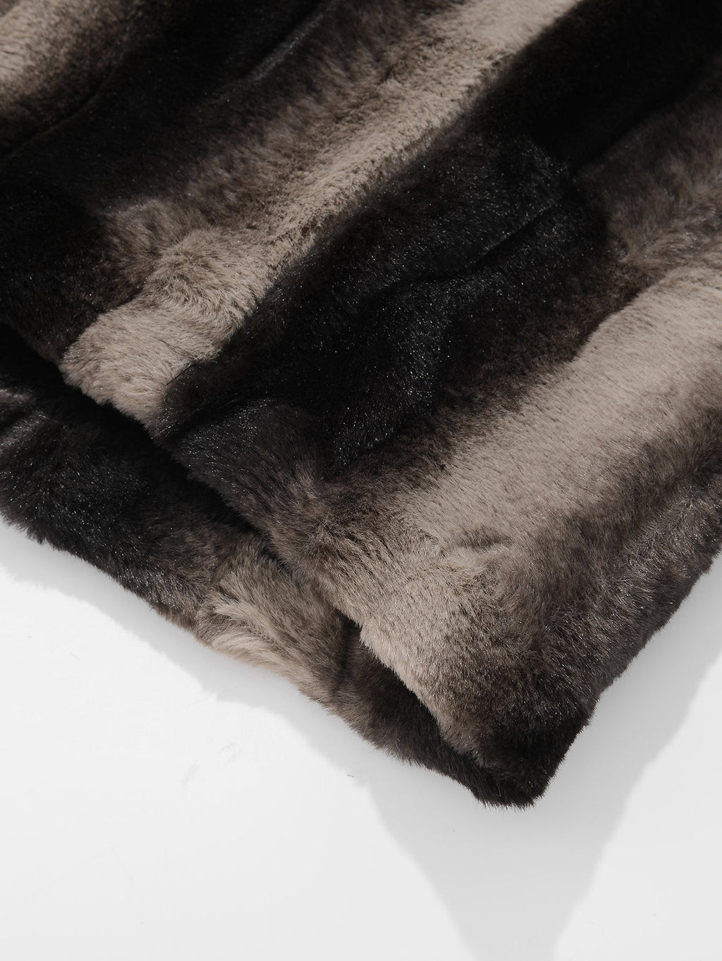Faux Fur Zip-Up Hooded Vest
