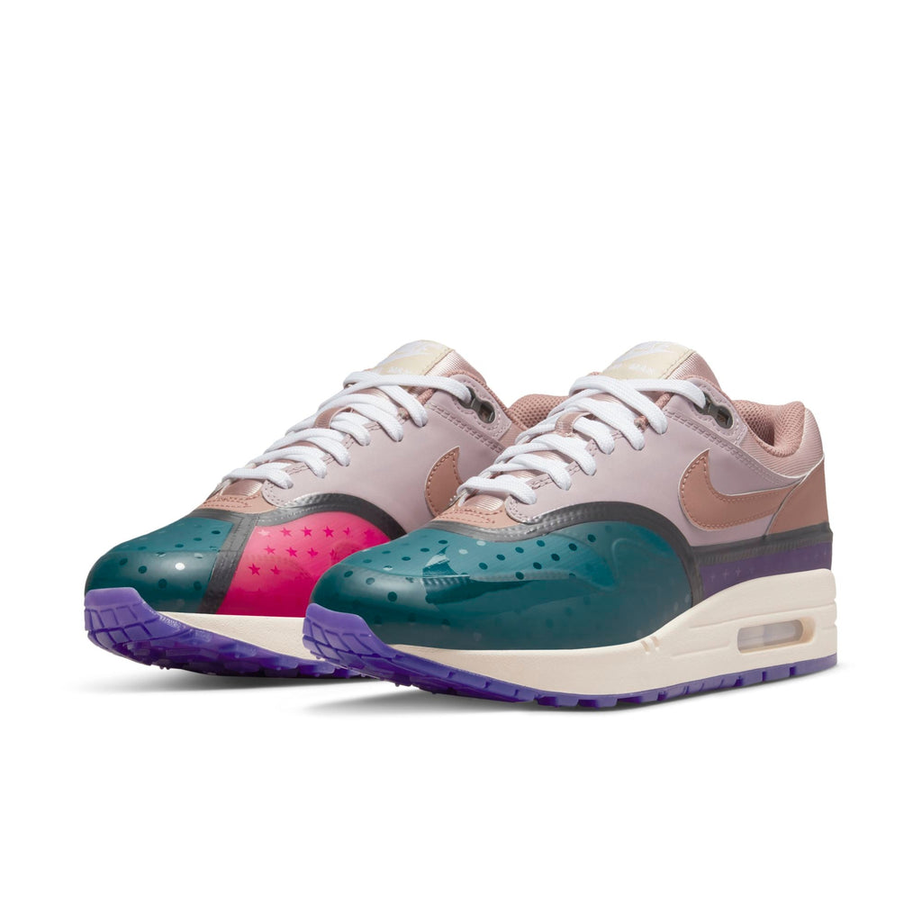 Nike Women's Air Max 1 Premium 'Plum Fog Fossil Rose' Sneakers