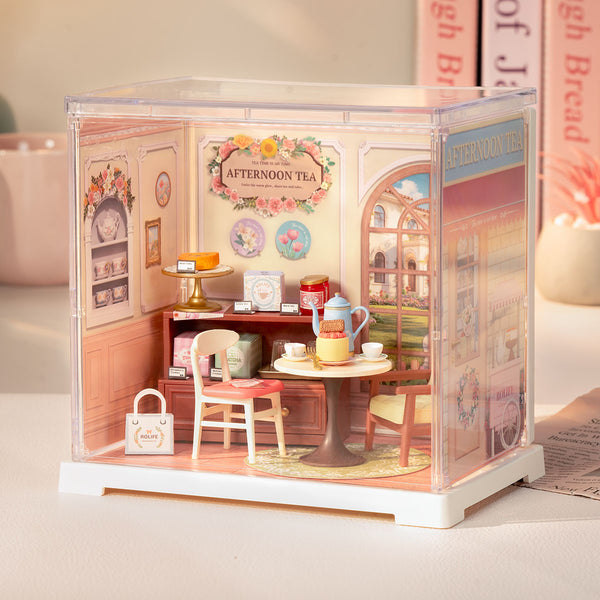 Robotime Rolife Honey Tea Lounge DIY Miniature House DWS02B