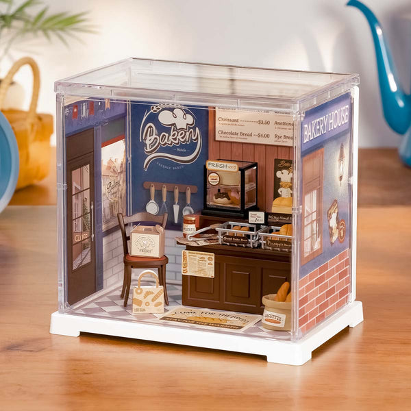 Robotime Rolife Butter Bakery House DIY Miniature House DWS03B
