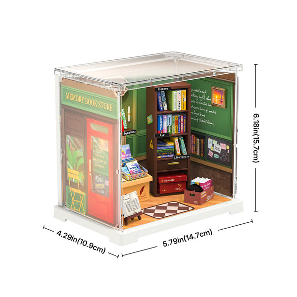Robotime Rolife Memory Book Store DIY Miniature House DWS04B