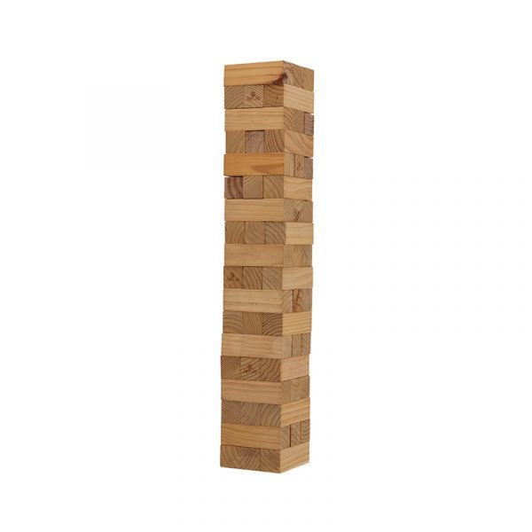 Deluxe Wooden Block Stacking Game