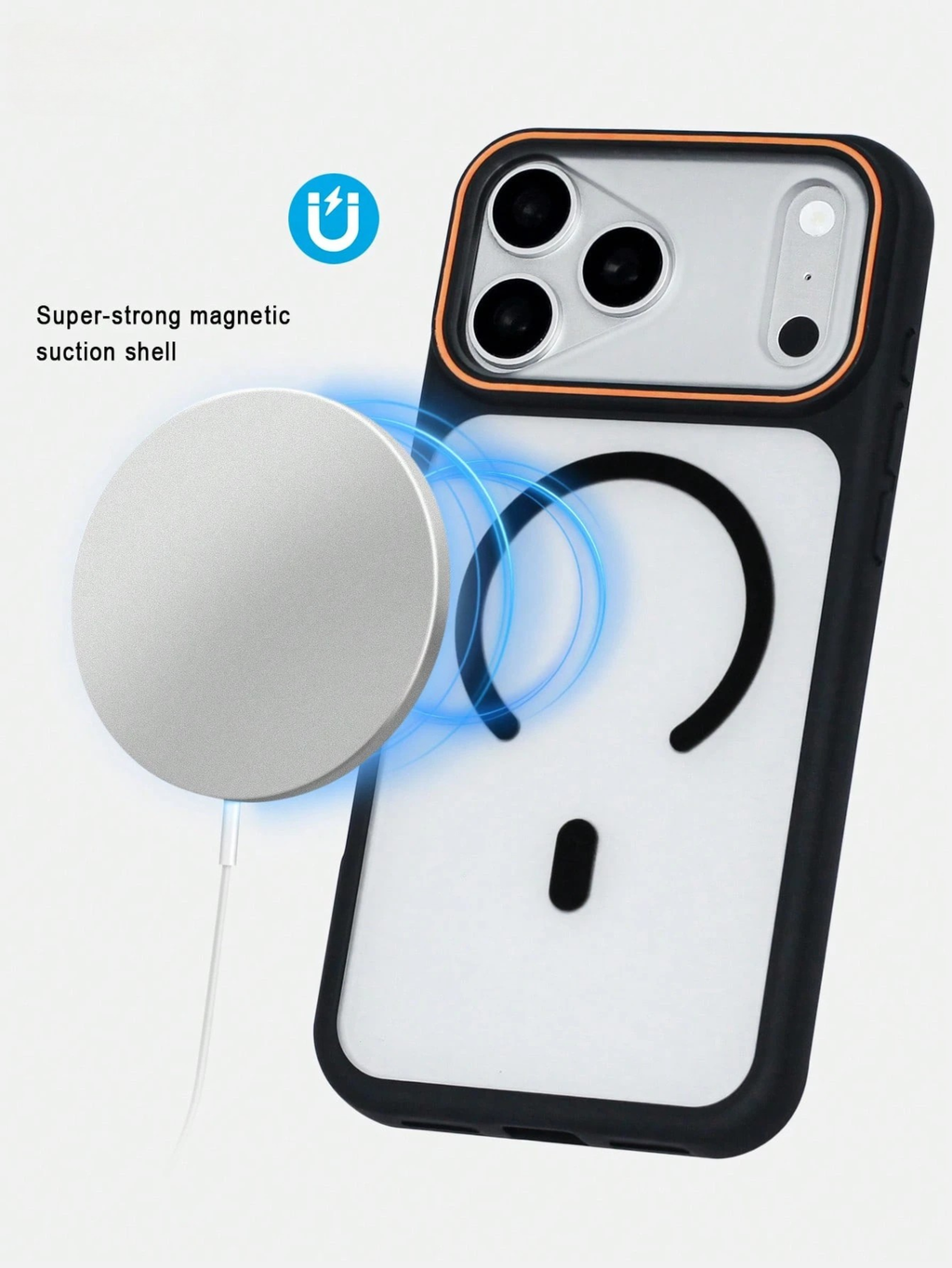 Matte Translucent Magnetic Case for iPhone 17 Series