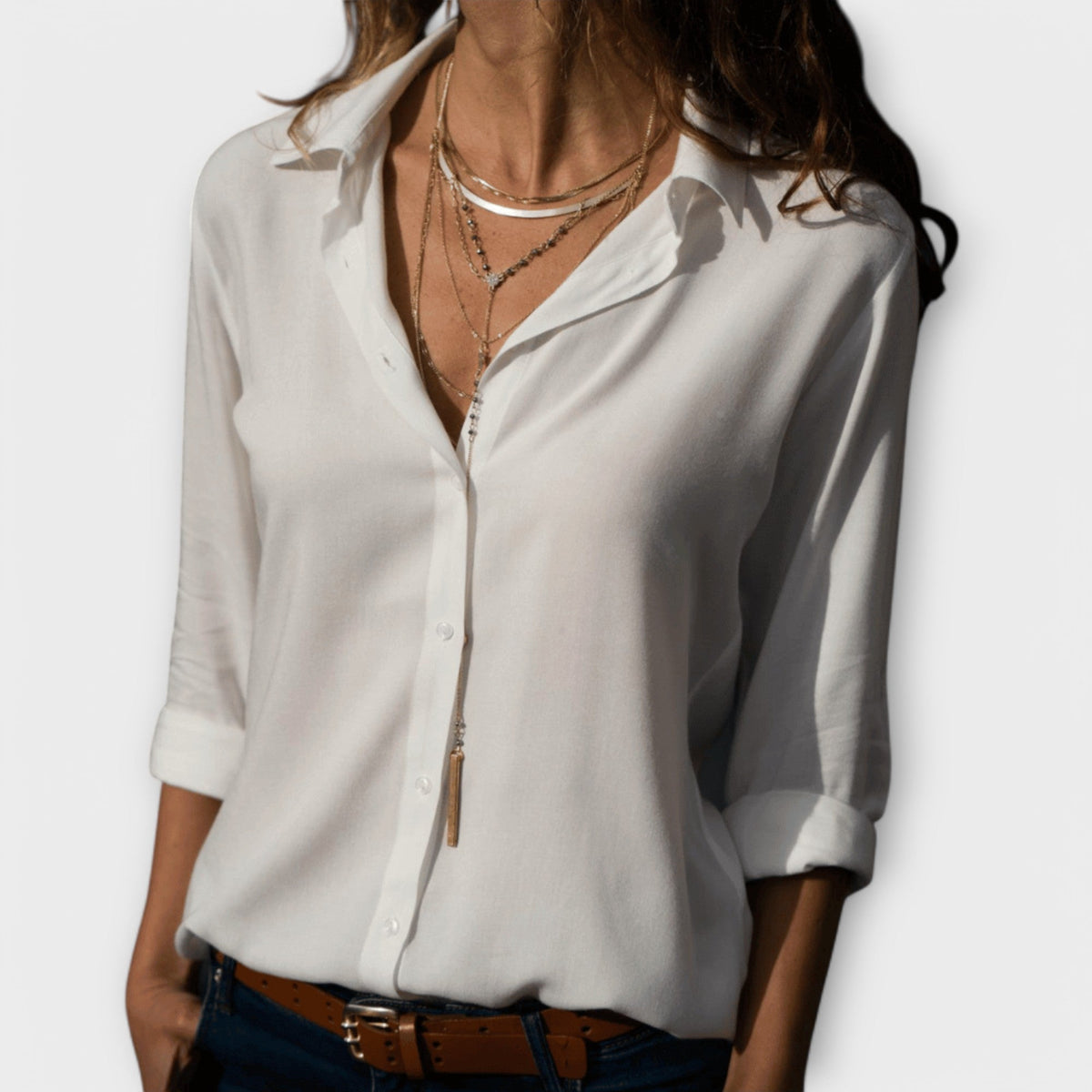 Clarisse | Elegante Bluse mit Knopfleiste