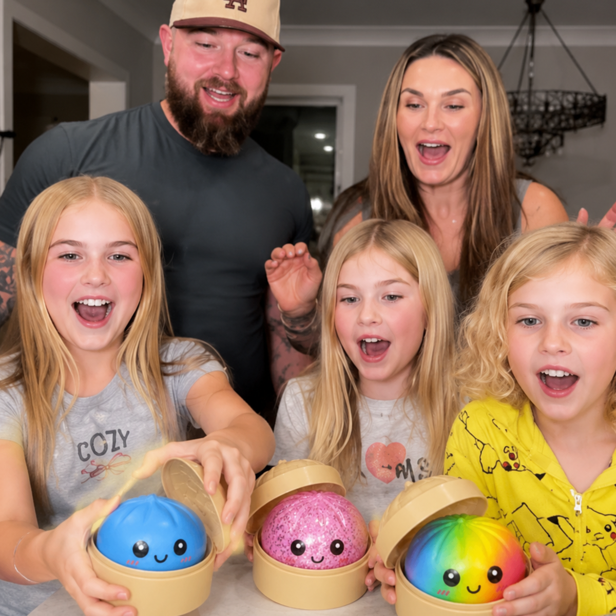 Mystery Viral Dumpling Squishy - Glitter