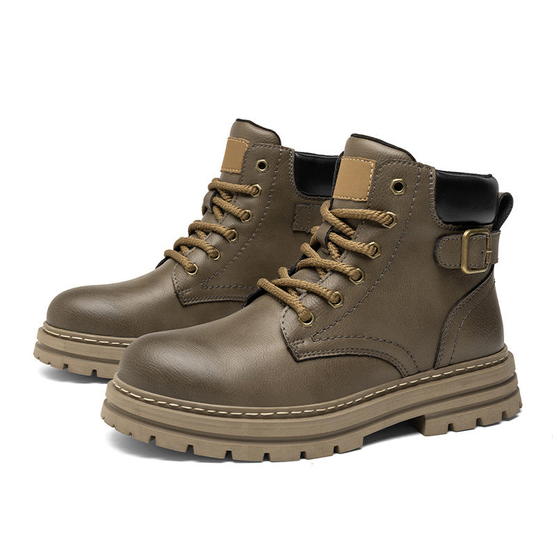 Herren Retro-High-Top-Martin-Boots – Herbstlicher Workwear-Stil