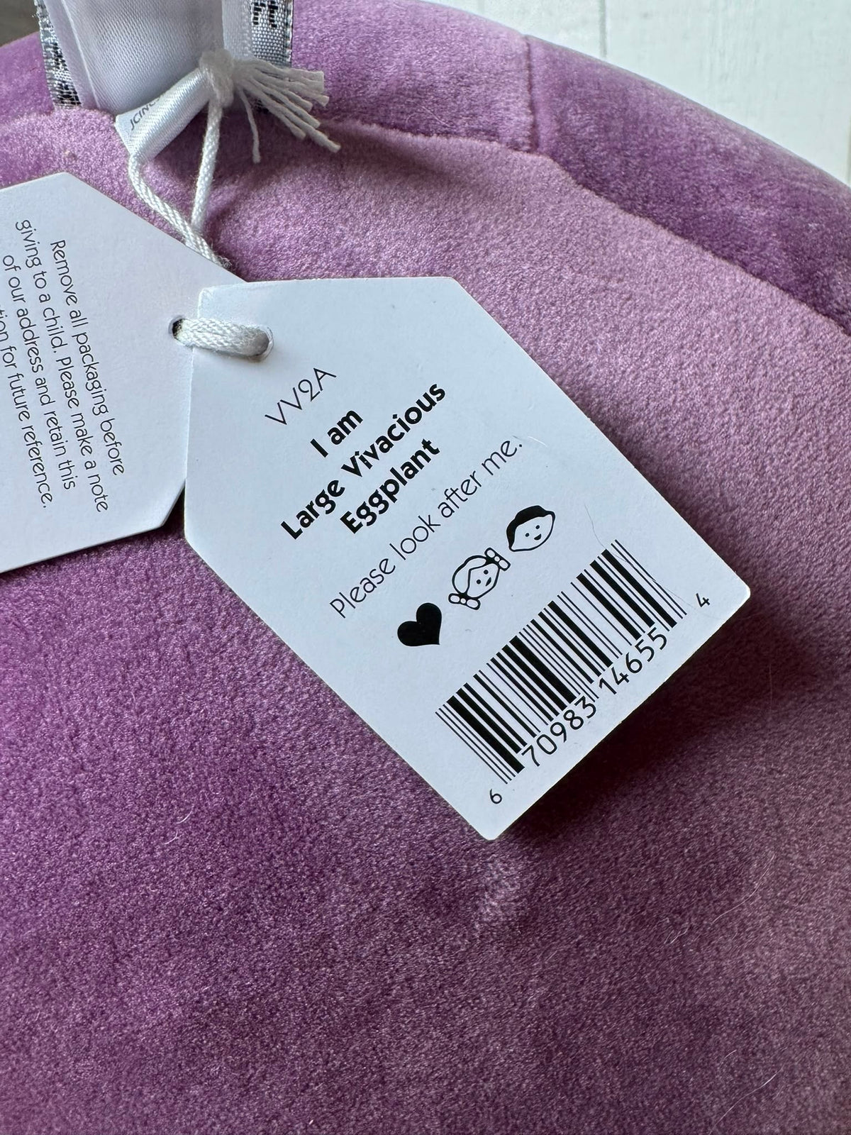 Jellycat Vivacious Aubergine- Large