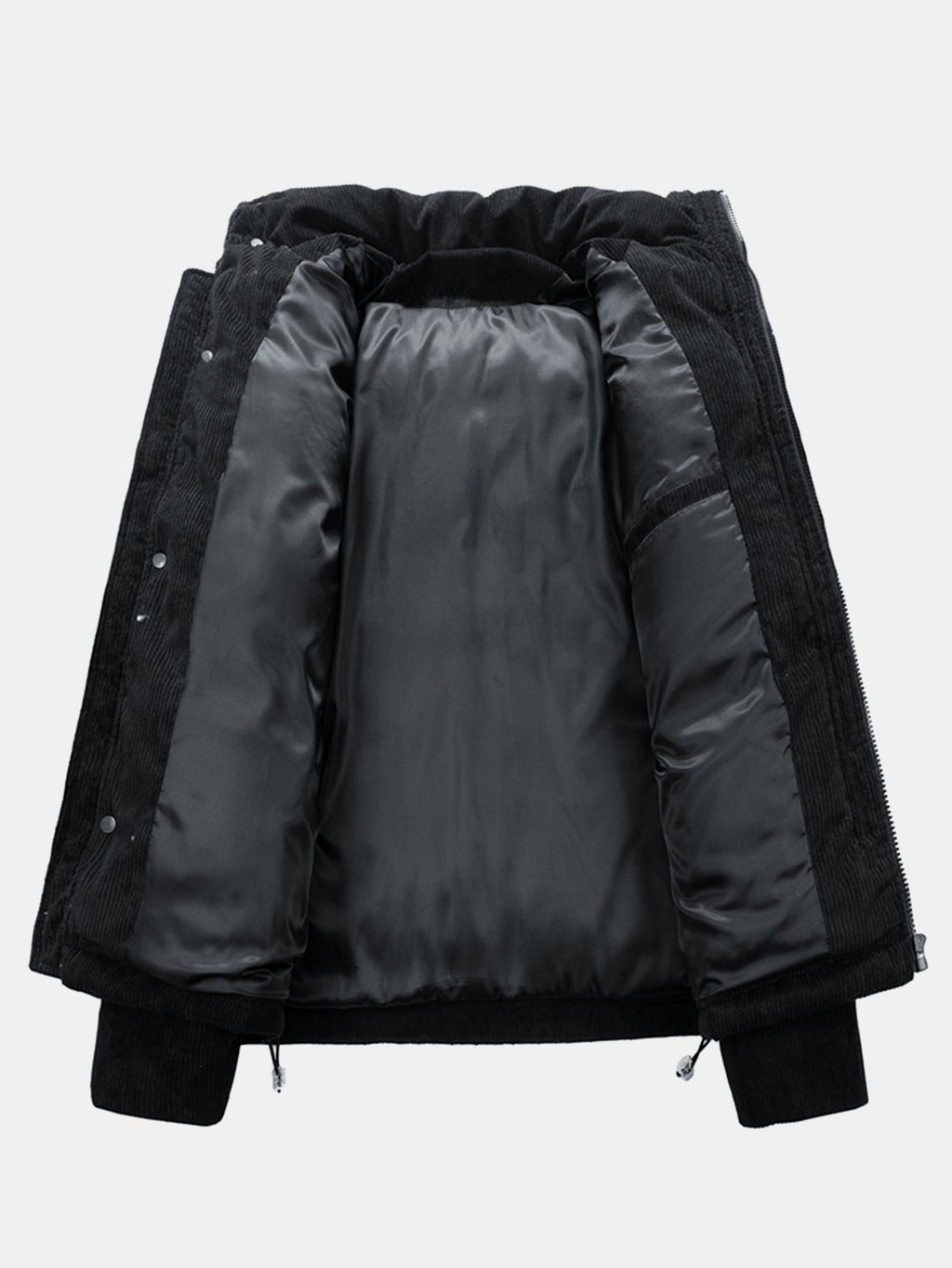 Suede Puffer Coat