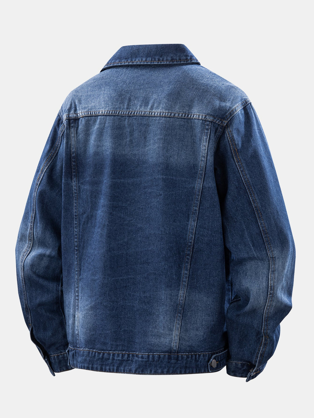 Distressed Washed Denim Jacket