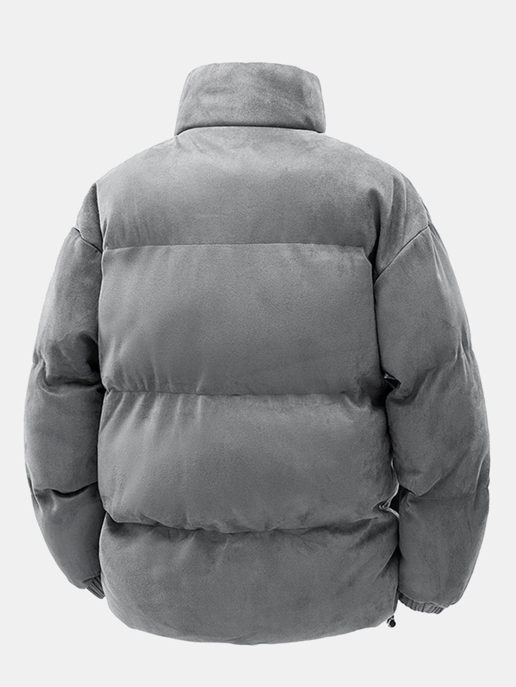 Suede Puffer Coat