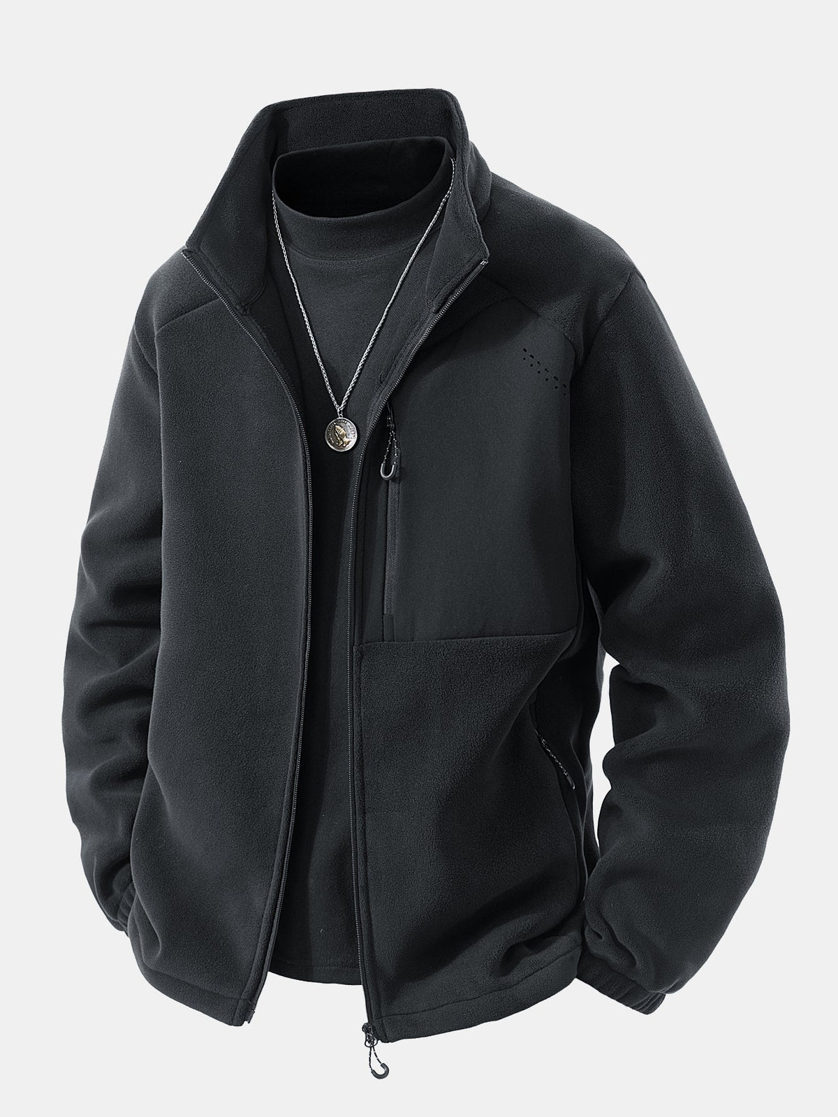 Polar Fleece Zip Up Coat