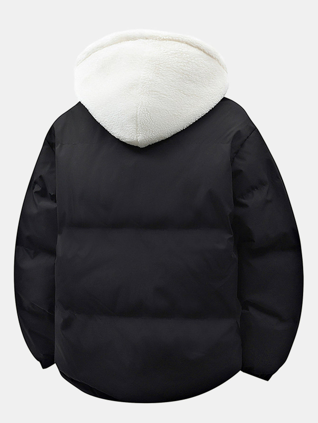 2 In 1 Teddy Hooded Puffer Coat