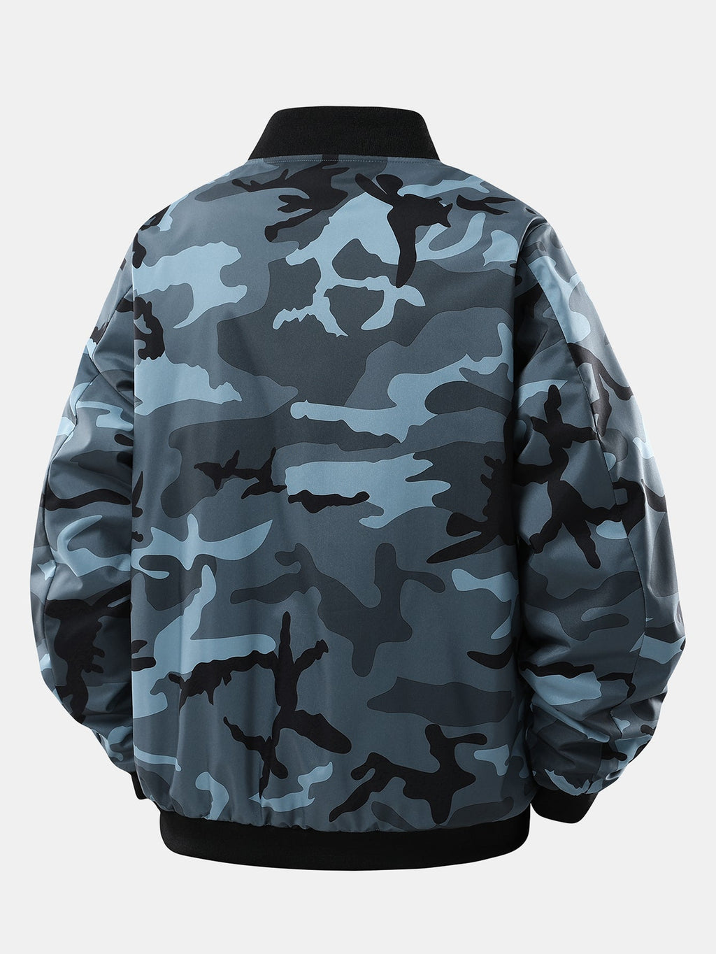 Teddy Lined Camouflage Zip Up Jacket