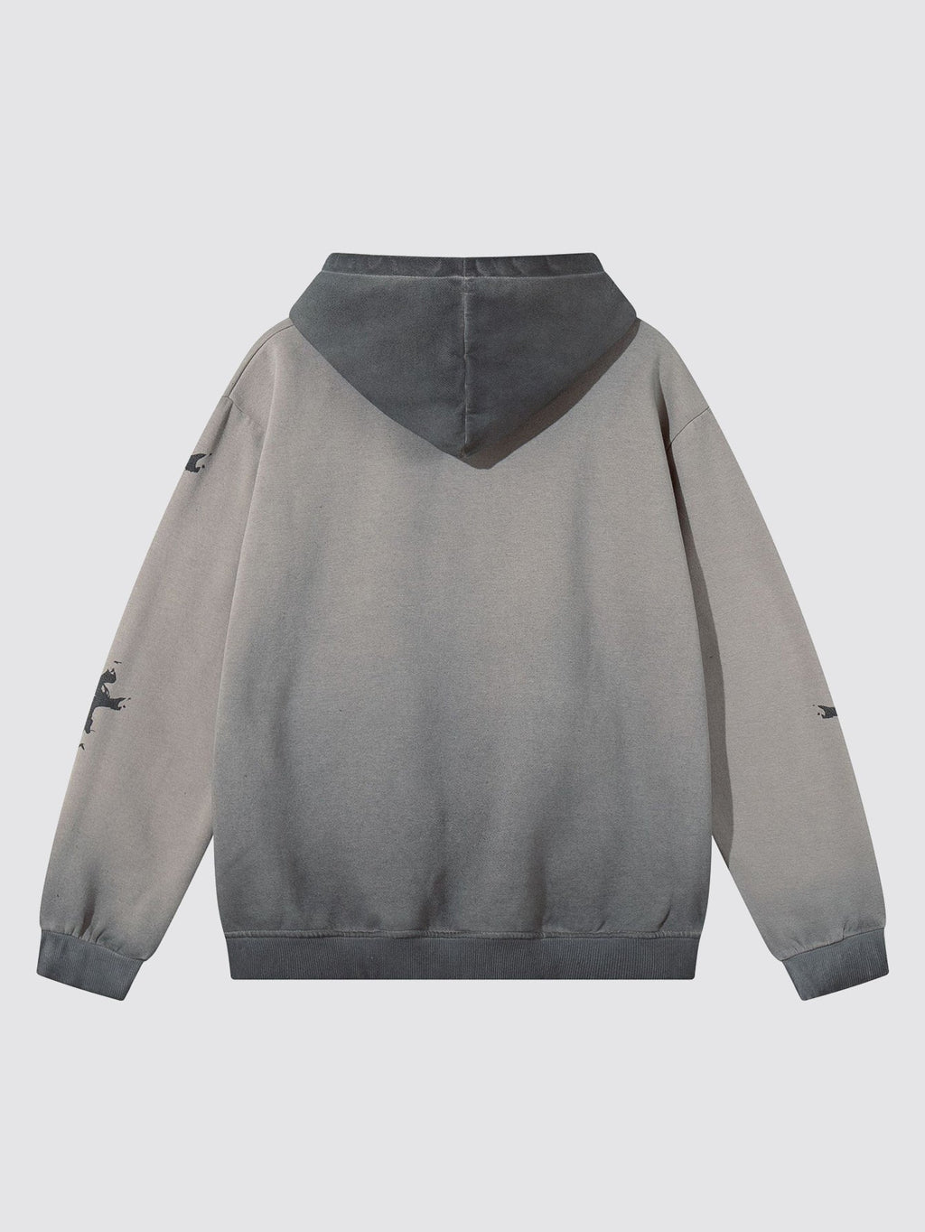Washed Skeleton Graphic Hoodie