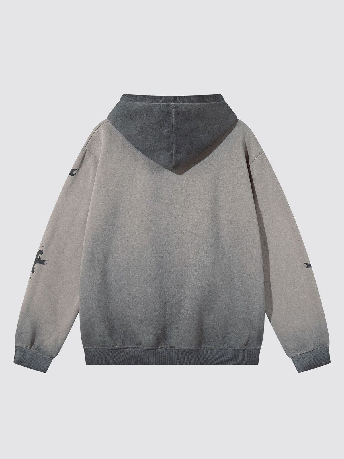 Washed Skeleton Graphic Hoodie
