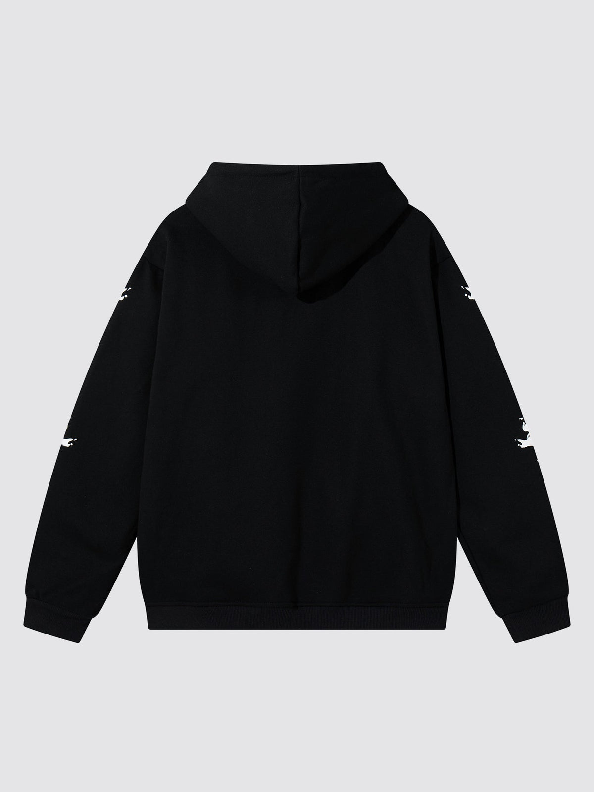 Washed Skeleton Graphic Hoodie