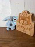 Jellycat Bashful Bunny Ring Rattle - Blue