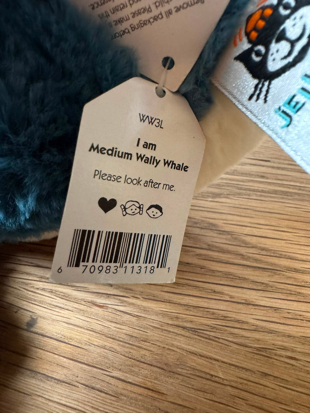 Jellycat Wally Whale | Medium