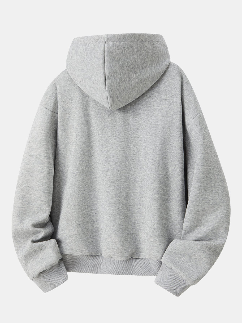 Relaxed Fit Reversible Plaid Lined Hoodie