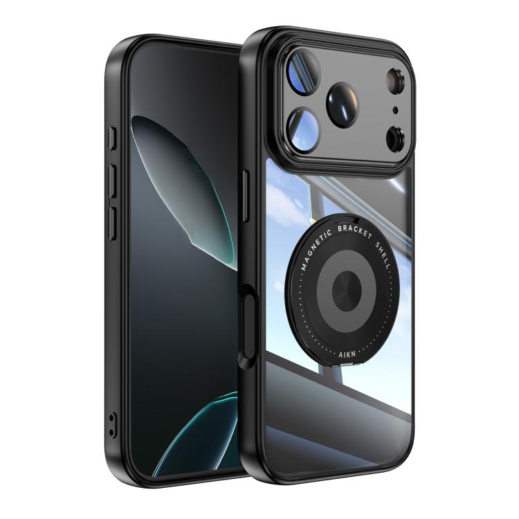 360-Grad MagSafe Acryl-Hybrid-TPU-Handyhülle für iPhone 17 / 16 / 15 / 14
