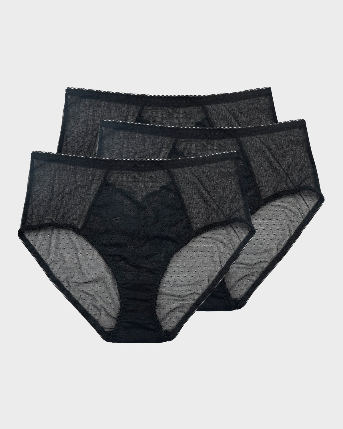 Enchant Slip mit Blumenspitze (3er-Pack)